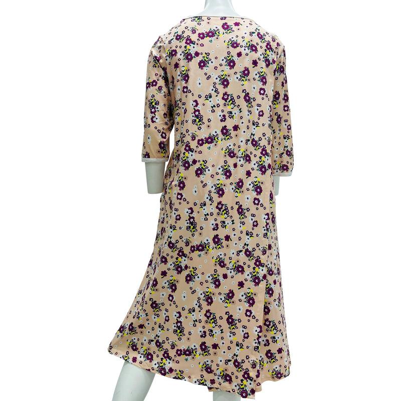 Open Back Night Gown for Ladies - Assisted Dressing Gown