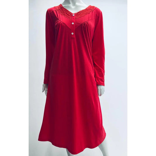 Women’s Open Back Night Gown - Assisted Dressing Hospital Gown