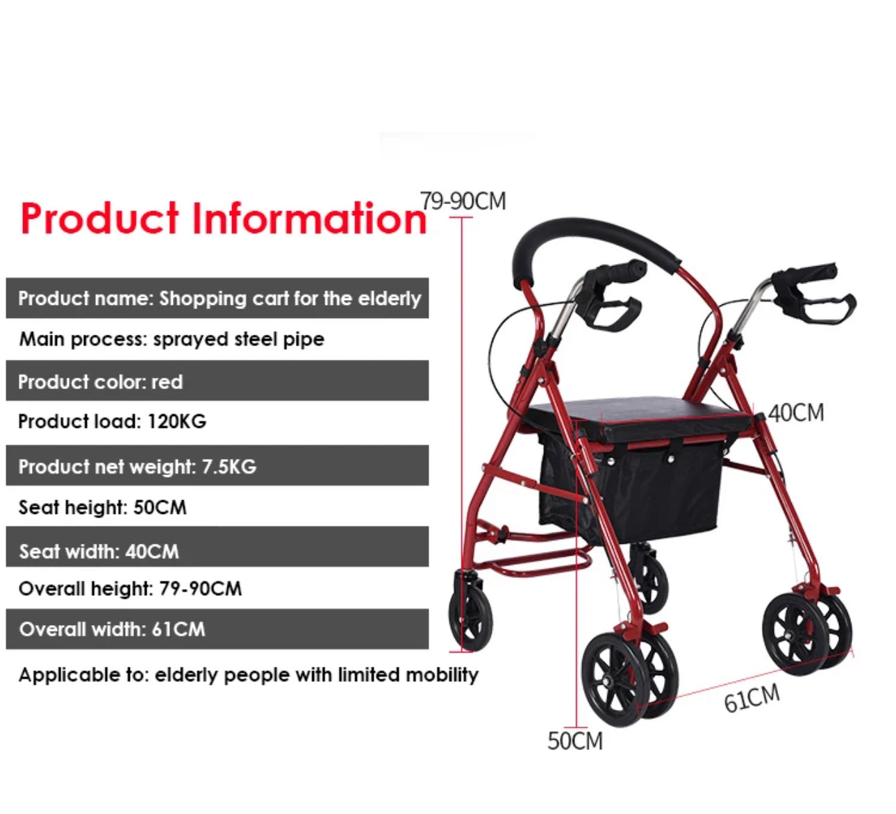 Multifunctional Foldable Walker